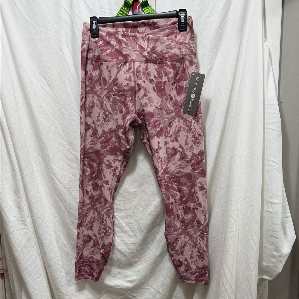 Women's Leggings in Pink Marble by Genuine Kids